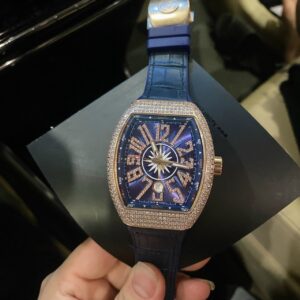 Đồng hồ nam Franck Muller V45 đính full đá Super Fake 11 cao cấp 45mm (2)