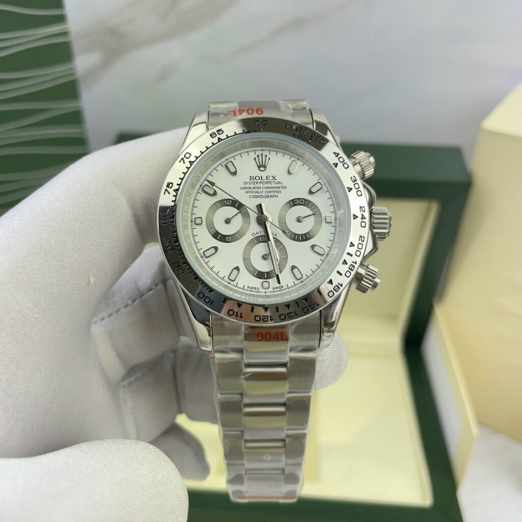 Đồng hồ nam Rolex Daytona dây kim loại Super Fake 11 40mm (2)