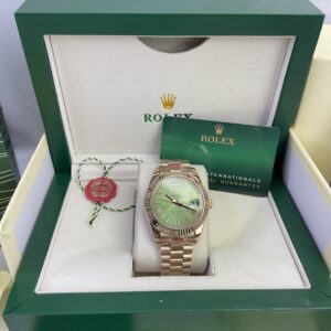 Đồng hồ Rolex Day-Date Rose Gold nam máy cơ Nhật Fake 1:1 40mm