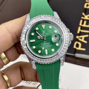 Đồng hồ Rolex Submariner nam đính đá Super Fake 1 1 40mm (4)