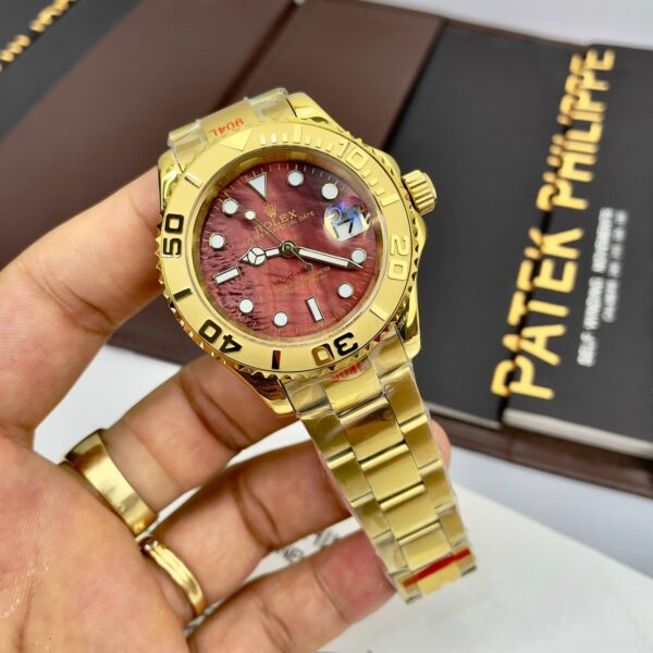 Đồng hồ Rolex Yacht-Master nam vàng Gold Super Fake 40mm