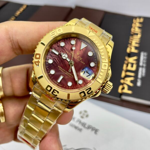 Đồng hồ Rolex Yacht-Master nam vàng Gold Super Fake 40mm