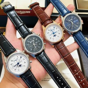 Đồng hồ Longines nam dây da Fake giá rẻ 40mm (2)