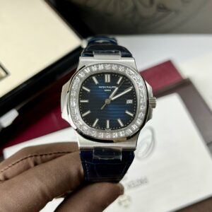 Đồng hồ Patek Philippe Nautilus 5711 nam đính đá Fake Cao Cấp 40mm (2)