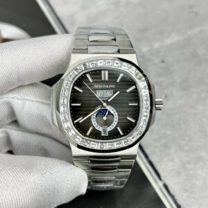 Đồng hồ Patek Philippe Nautilus 5726 Dial Gray Fake 11 máy Thụy Sỹ 40mm (2)