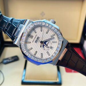 Đồng hồ Patek Philippe Nautilus 5726 nam đính đá Baguette Fake cao cấp 40mm (2)