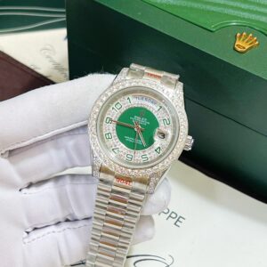 Đồng hồ Rolex Day-Date cọc số học trò Fake Cao Cấp 38mm (2)