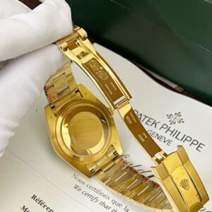 Đồng hồ Rolex Sky-Dweller nam mặt vàng gold Fake giá rẻ 41mm (2)