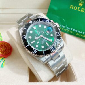 Đồng hồ Rolex Submariner cọc số da quang Fake giá rẻ 40mm (2)