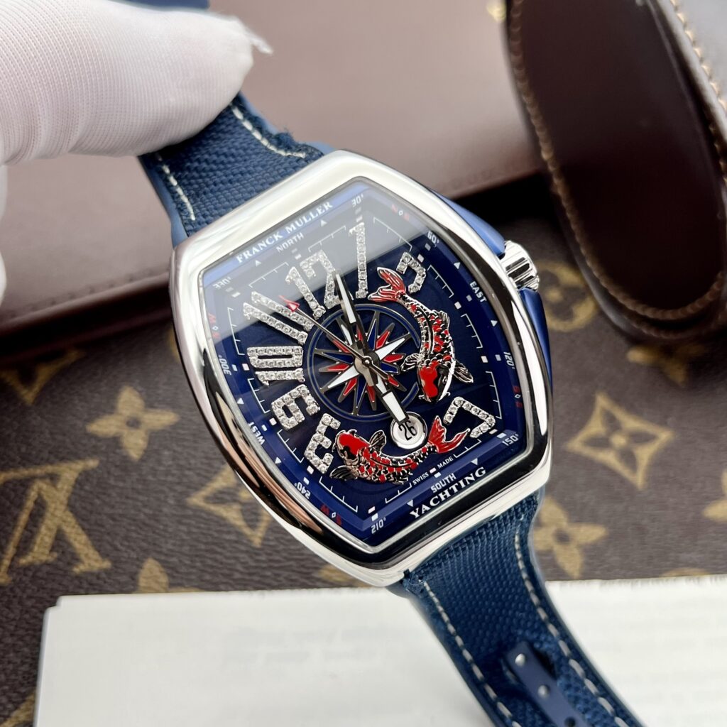 Đồng hồ Franck Muller V45 nam mặt cá Koi Replica cao cấp 1:1 45mm