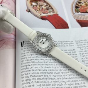 Đồng hồ Chopard L’HEURE DU Diamant nữ màu trắng Fake giá rẻ 30mm