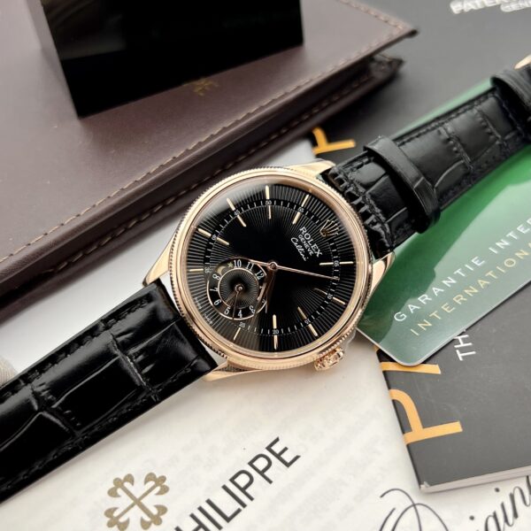 Đồng hồ Rolex Cellini nam dây da Replica 1:1 cao cấp 39mm