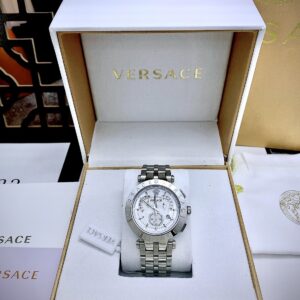 Đồng hồ Versace Analogue Dial nam mặt trắng Like Auth 43mm