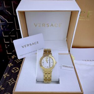 Đồng hồ Versace Greca Icon nữ mặt trắng Like Auth 36mm