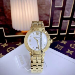 Đồng hồ Versace Greca Icon nữ mặt trắng Like Auth 36mm