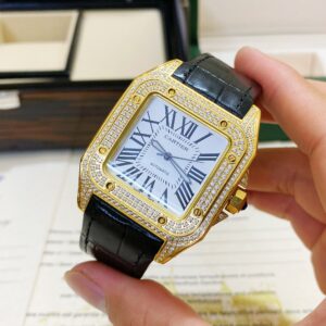 Đồng hồ Cartier Santos nam máy cơ Nhật Super Fake 40mm