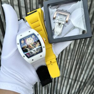 Đồng hồ Richard Mille chế tác mặt chú hề RM88 Smiley màu trắng 42mm