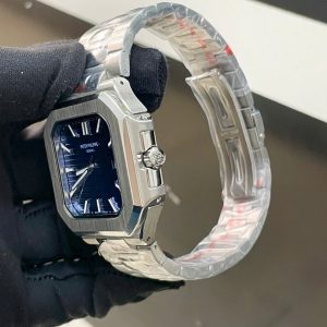 Đồng Hồ Patek Philippe Cubitus Fake Máy Cơ Nhật Mặt Xanh Dương 45mm (3)