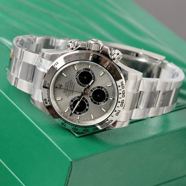 Đồng Hồ Rolex Rep 1 1 Cosmograph Daytona 126509 Mặt Xám Cọc Dạ Quang 40mm (5)