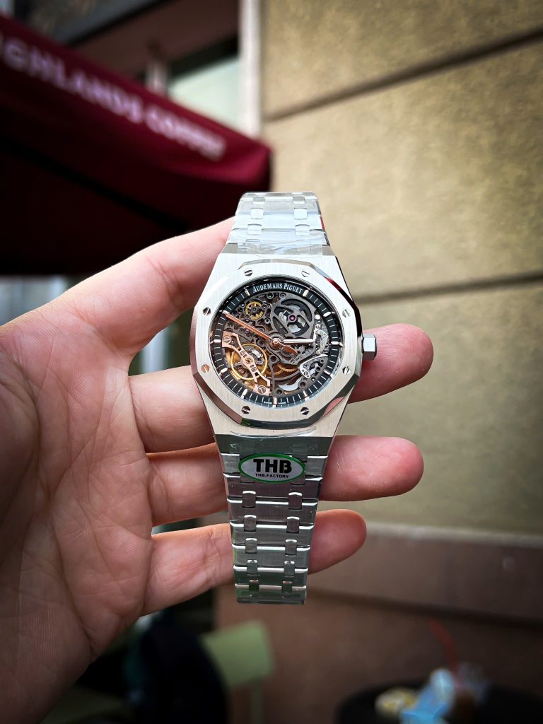 Đồng hồ Audemars Piguet Royal Oak 15407 Skeleton chế tác nhà máy THB new 2024 41mm (8)