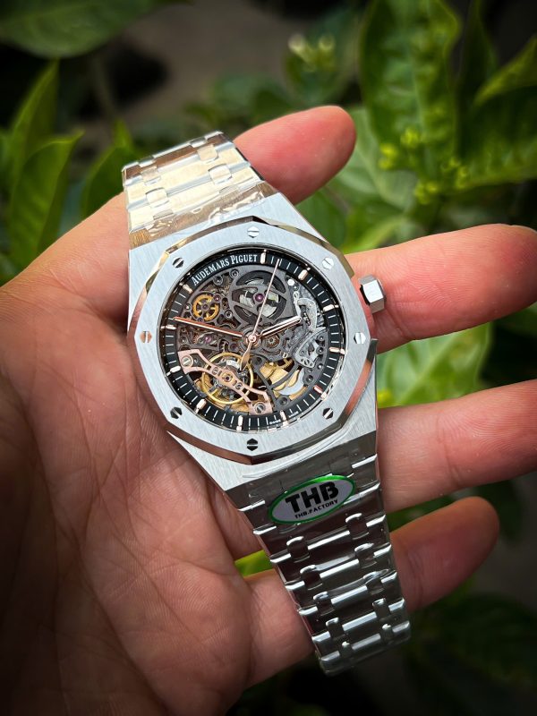 Đồng hồ Audemars Piguet Royal Oak 15407 Skeleton chế tác nhà máy THB new 2024 41mm (8)