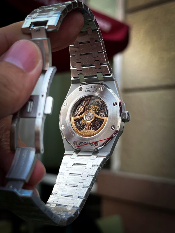 Đồng hồ Audemars Piguet Royal Oak 15407 Skeleton chế tác nhà máy THB new 2024 41mm (8)