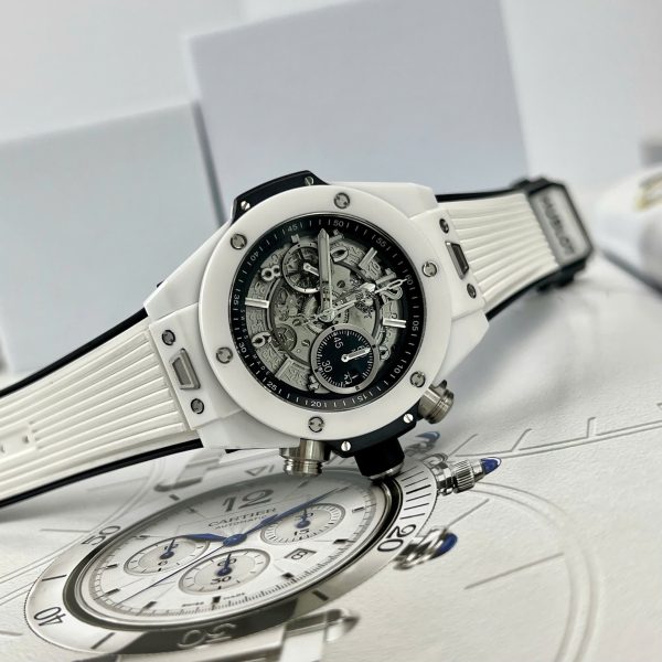 Đồng hồ Hublot Big Bang Unico White Ceramic Replica cao cấp xưởng BBF 42mm (9)