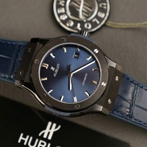 Đồng hồ Hublot Classic Fusion Ceramic mặt xanh Blue máy SW300 42mm (9)