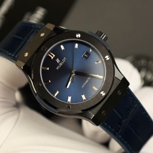 Đồng hồ Hublot Classic Fusion Ceramic mặt xanh Blue máy SW300 42mm (9)