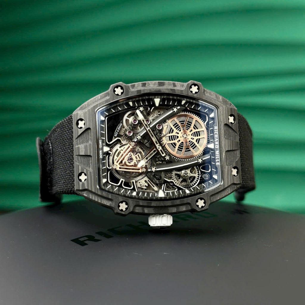 Đồng hồ Richard Mille RM27-05 Replica 11 cao cấp nhất dây vải đen (9)