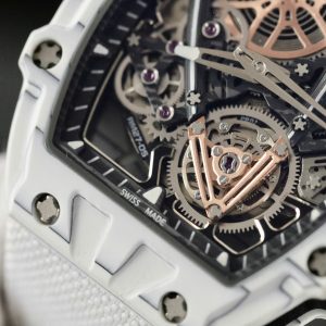 Đồng hồ Richard Mille RM27-05 chế tác Carbon trắng dây vải màu trắng (11)