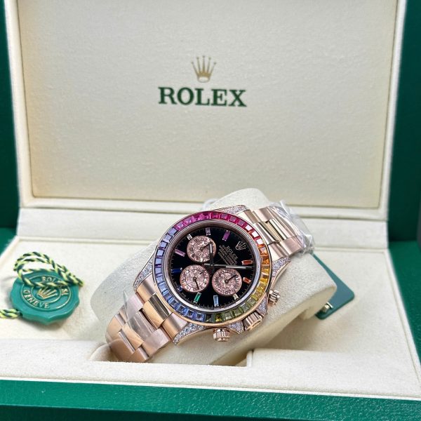 Đồng hồ Rolex Chế Tác Cosmograph Daytona 116595 Rainbow nhà máy BT 40mm (13)