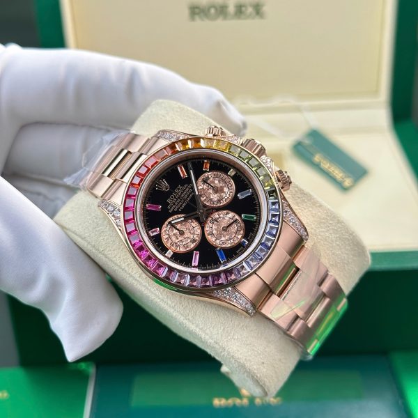 Đồng hồ Rolex Chế Tác Cosmograph Daytona 116595 Rainbow nhà máy BT 40mm (13)