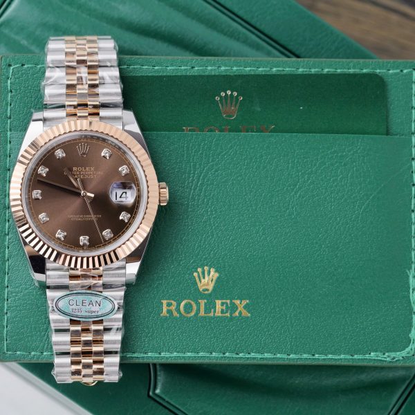 Đồng hồ Rolex Datejust 126331 chế tác mặt số Chocolate xưởng Clean 41mm (9)