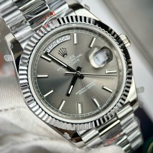 Đồng hồ Rolex Day-Date 228236 mặt số xám cọc dạ quang nhà máy GM V3 40mm (6)