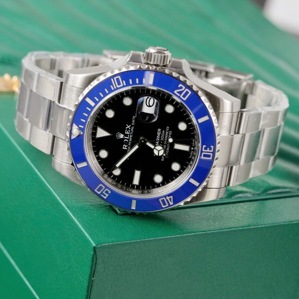 Đồng hồ Rolex nam Rep 11 Submariner 126619LB viền gốm xanh xưởng VS 41mm (1)