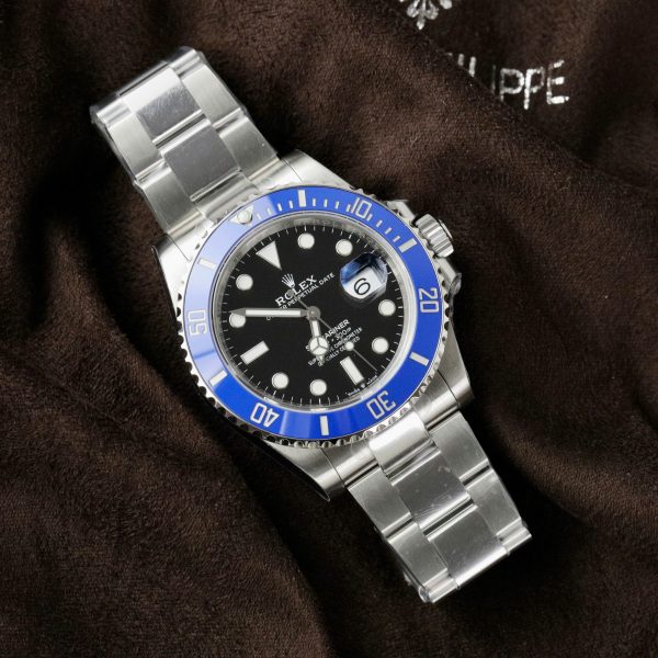 Đồng hồ Rolex nam Rep 11 Submariner 126619LB viền gốm xanh xưởng VS 41mm (1)