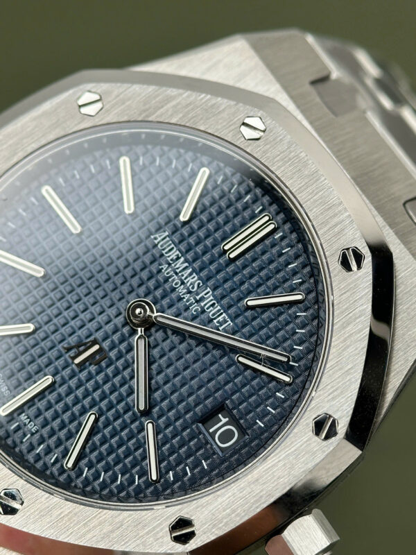 Đồng hồ Audemars Piguet Royal Oak 50th Anniversary 16202ST Jumbo Rep 11 mặt xanh blue 39mm (2)