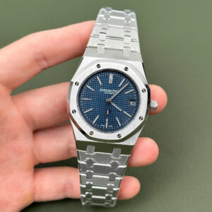 Đồng hồ Audemars Piguet Royal Oak 50th Anniversary 16202ST Jumbo Rep 11 mặt xanh blue 39mm (2)