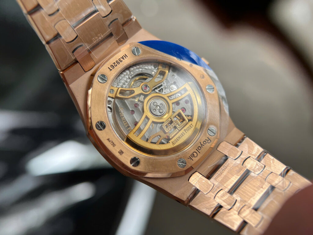 Đồng hồ Audemars Piguet Royal Oak Jumbo 16202OR 50th Anniversary Rep cao cấp 39mm (2)