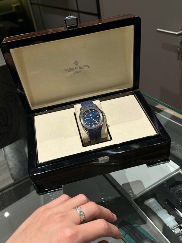 Đồng hồ Patek Philippe Aquanaut 5168 Replica 11 màu xanh blue nhà máy 3K 42mm (2)