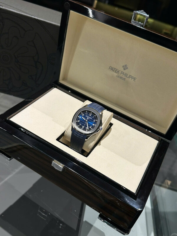 Đồng hồ Patek Philippe Aquanaut 5168 Replica 11 màu xanh blue nhà máy 3K 42mm (2)