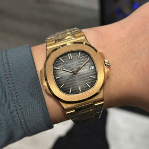 Đồng hồ Patek Philippe Nautilus 5711 Replica 1 1 mặt xám nhà máy 3K 40mm (2)