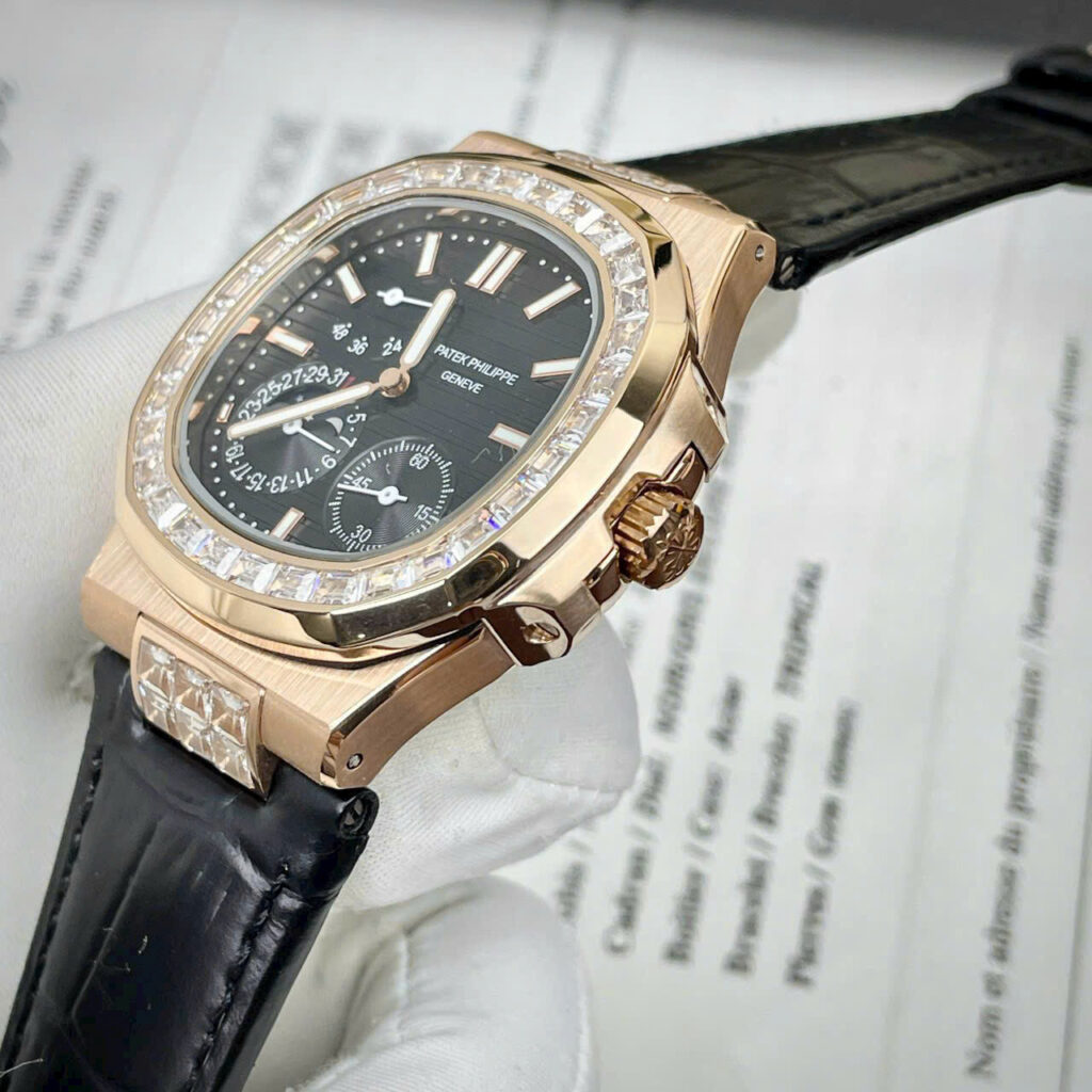 Đồng hồ Patek Philippe Nautilus 5724 Nam King Gold Super Fake 11 40mm