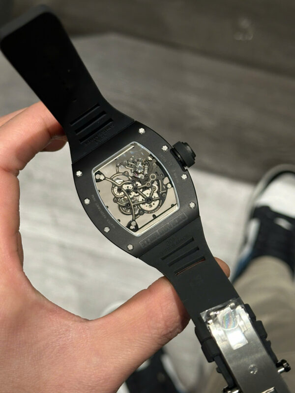 Đồng hồ Richard Mille RM055 gốm đen Replica cao cấp Xưởng BBR (7)