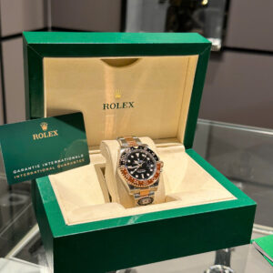 Đồng hồ Rolex GMT-Master II 126711 Root Beer Replica 11 demi rose gold nhà máy Clean 40mm (2)