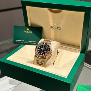 Đồng hồ Rolex GMT-Master II 126711 Root Beer Replica 11 demi rose gold nhà máy Clean 40mm (2)