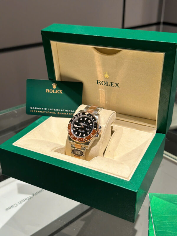 Đồng hồ Rolex GMT-Master II 126711 Root Beer Replica 11 demi rose gold nhà máy Clean 40mm (2)