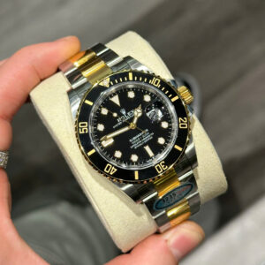 Đồng hồ Rolex Submariner 116613 Replica 11 demi gold mặt đen nhà máy Clean 40mm (2)