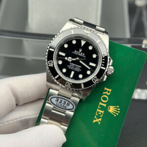 Đồng hồ Rolex Submariner No Date Replica 11 mặt đen nhà máy Clean 40mm (2)